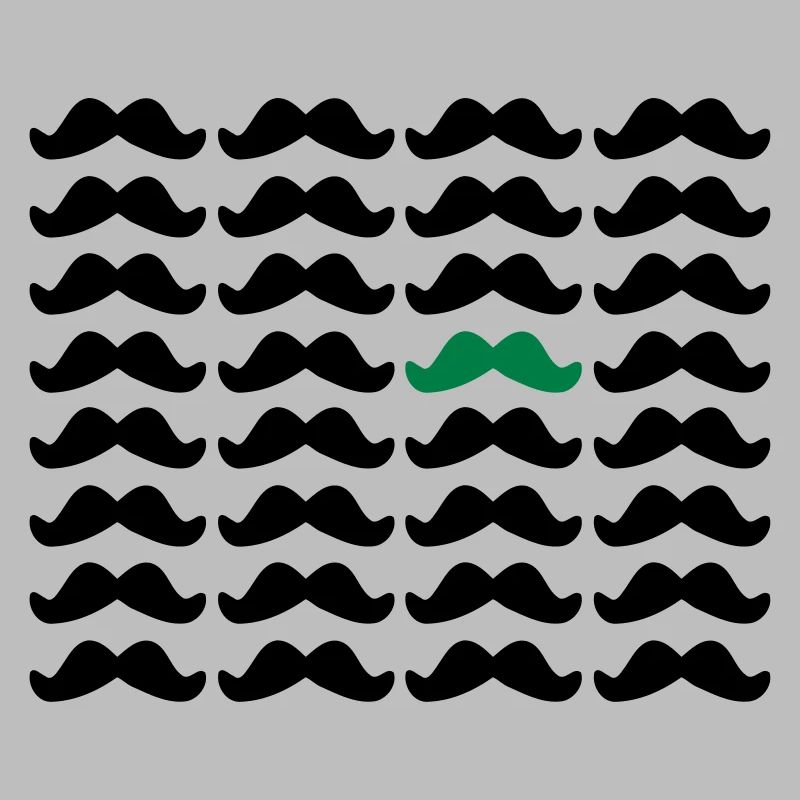 Mustache Moustache "Be Different" 2c
