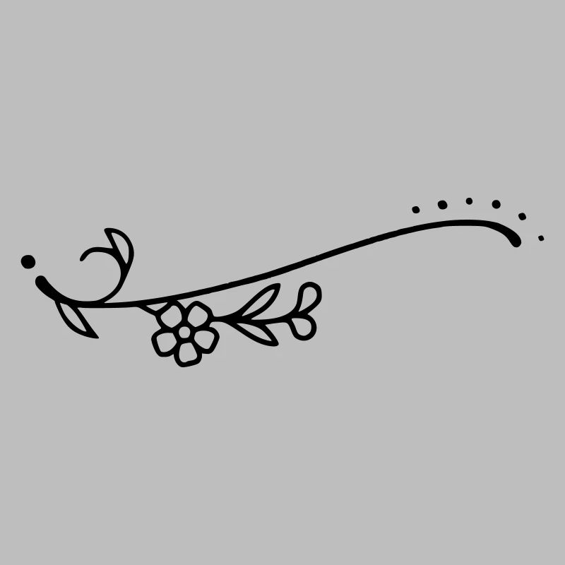 Curved Line Flowers