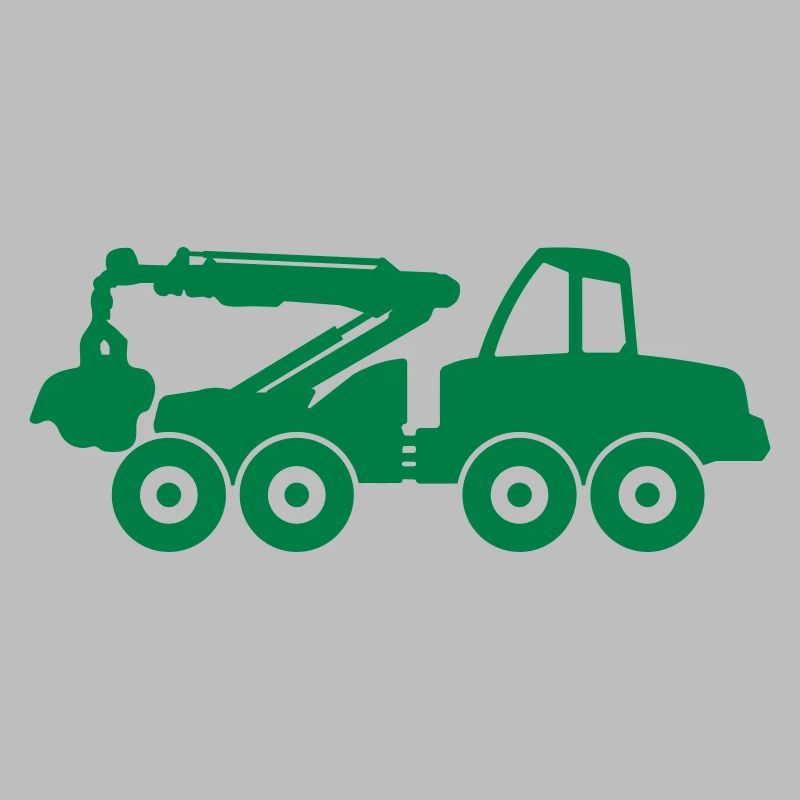 Symbole de l’icône de la récolteuse de bûches Forme. Bûcheron mac