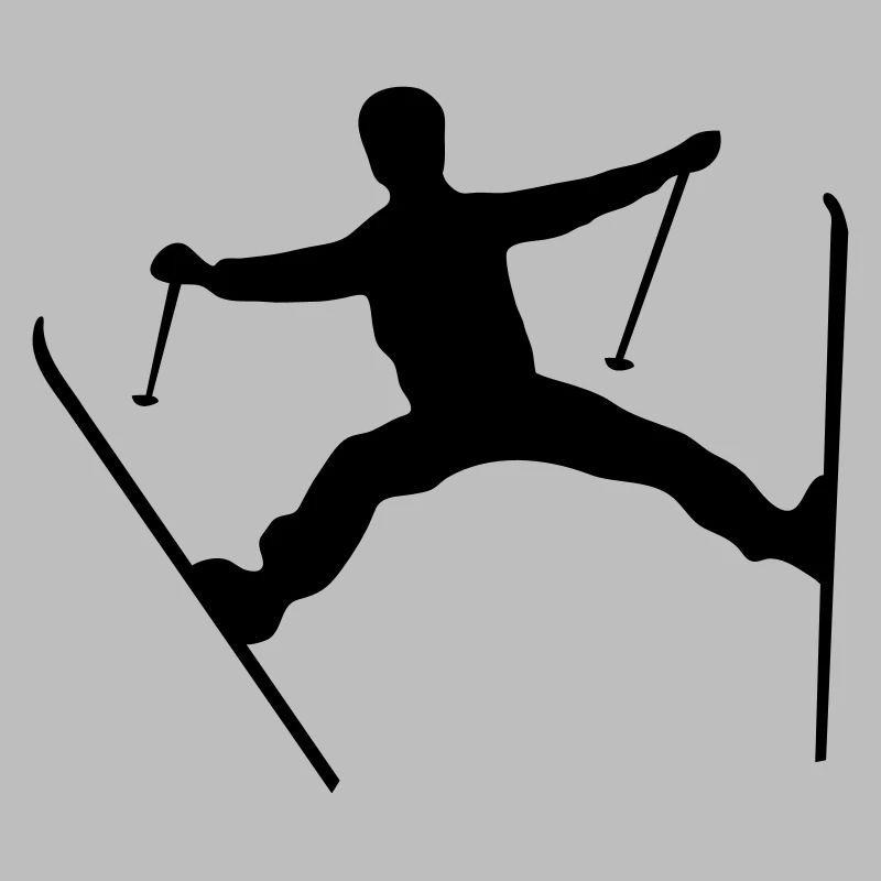 Skier crash