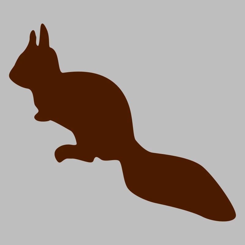 vigilant squirrel chipmunk silhouette