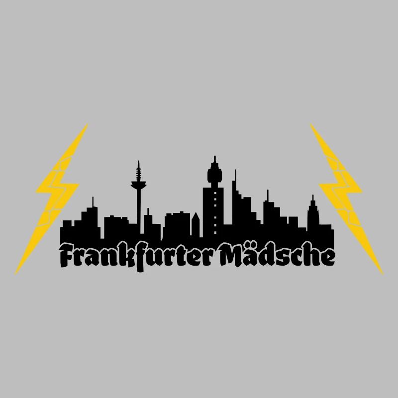 Frankfurter Maedsche ffm skyline