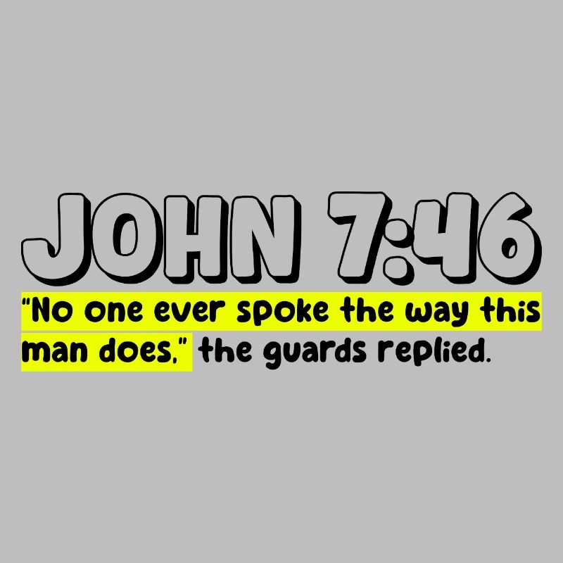 Johannes 7:46 | Bibelzitat