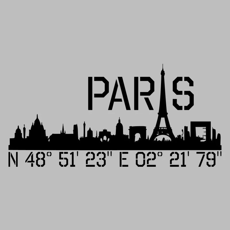 Paris coordinates N 48 ° 51 '23' 'E 02 ° 21' 79 ''