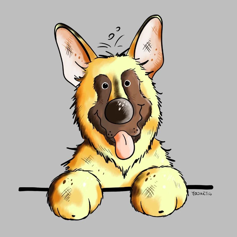 Knuffiger Deutscher Schäferhund