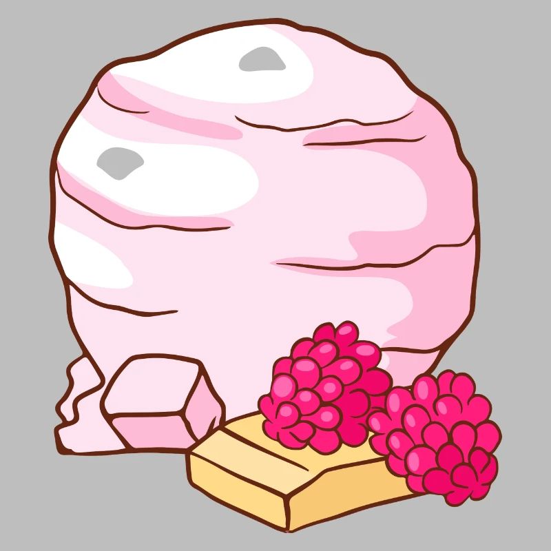 Crème glacée à la framboise crème glacée crème glacée crème glacée