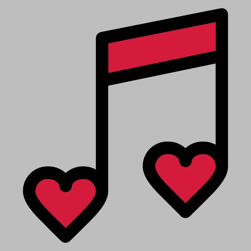 Romantic music note