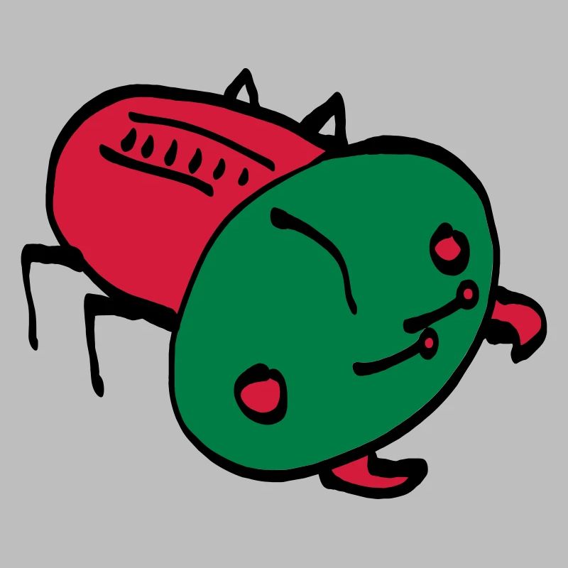 bug color VECTOR insect crawling animal