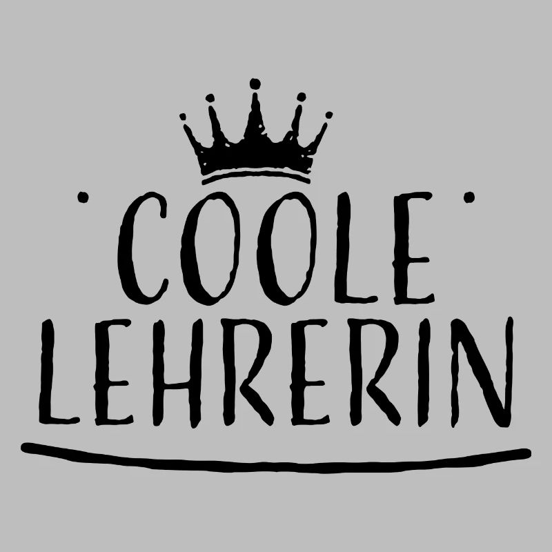 Krone schwarz coole lehrerin