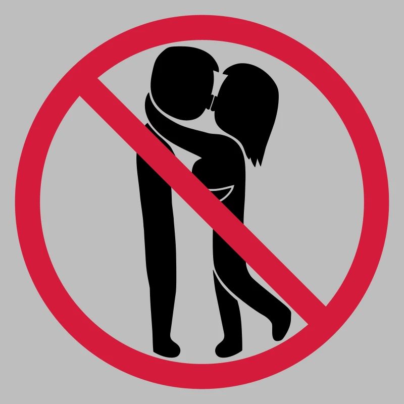 Signe interdit de baiser