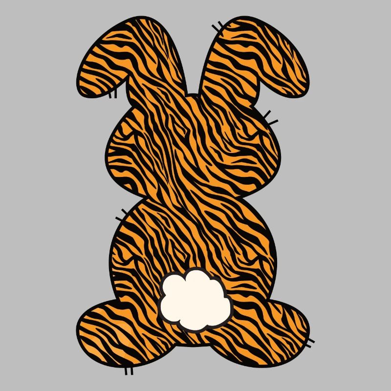 Tiger Pattern Rabbit Easter