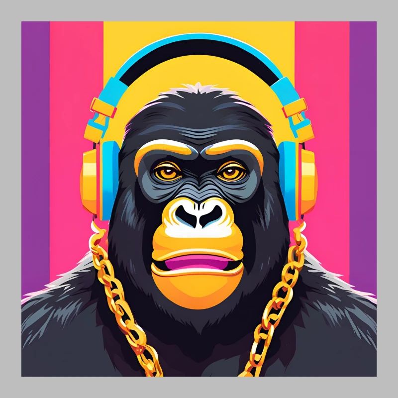 Gorilla, Primat, Affe