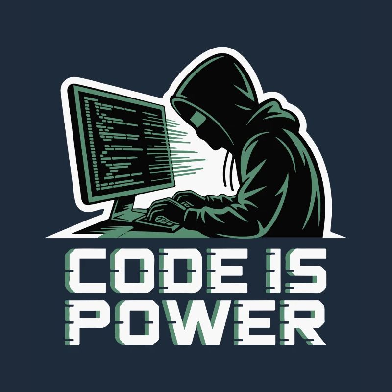 Cyber Hacker Code Infinity Design