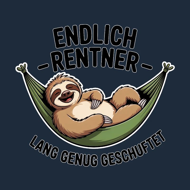 Endlich Rentner – Ruhestand, Spruch, Geschenkidee