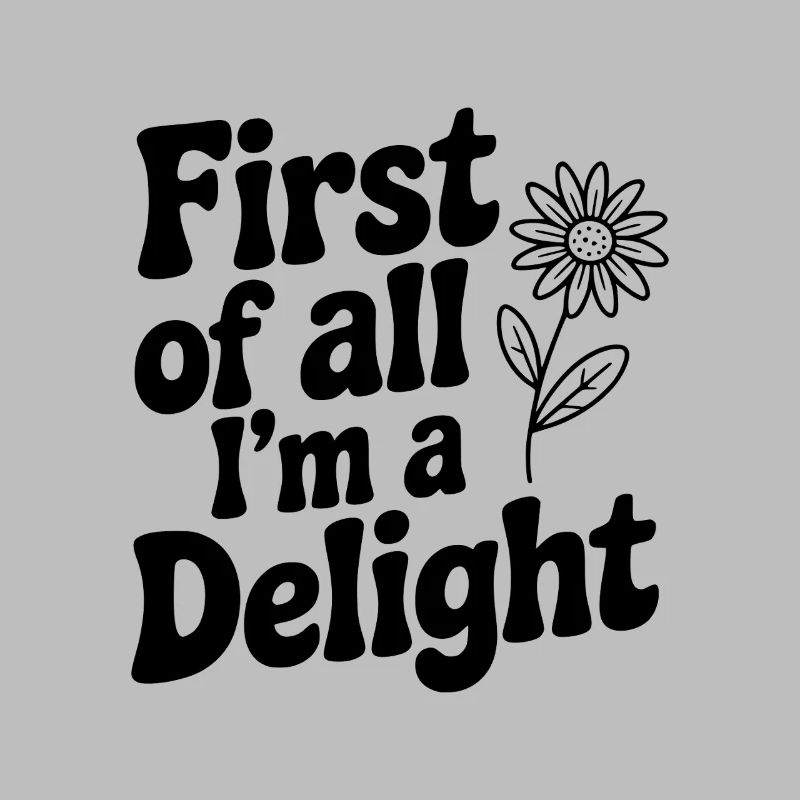 Zunächst einmal bin ich eine Freude