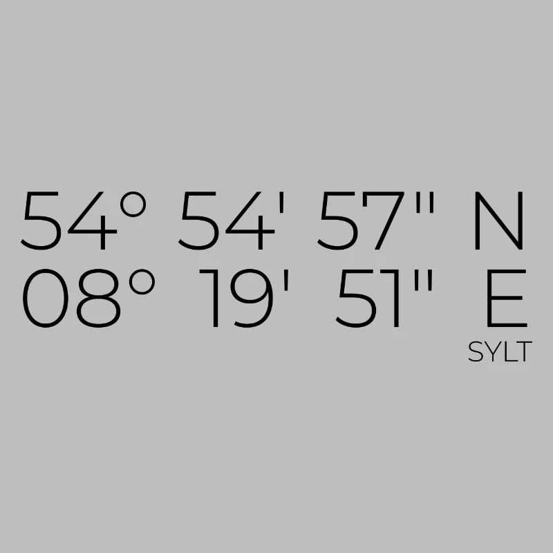 coordinates Sylt