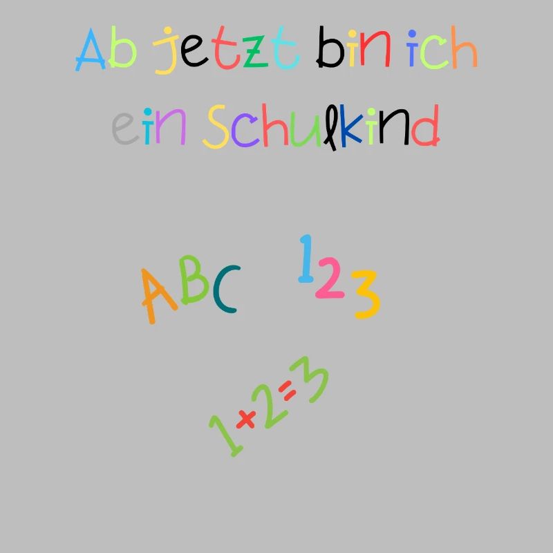 Ab jetzt bin ich ein Schulkind
