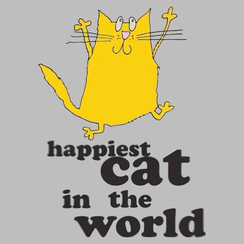 Le chat le plus heureux du monde