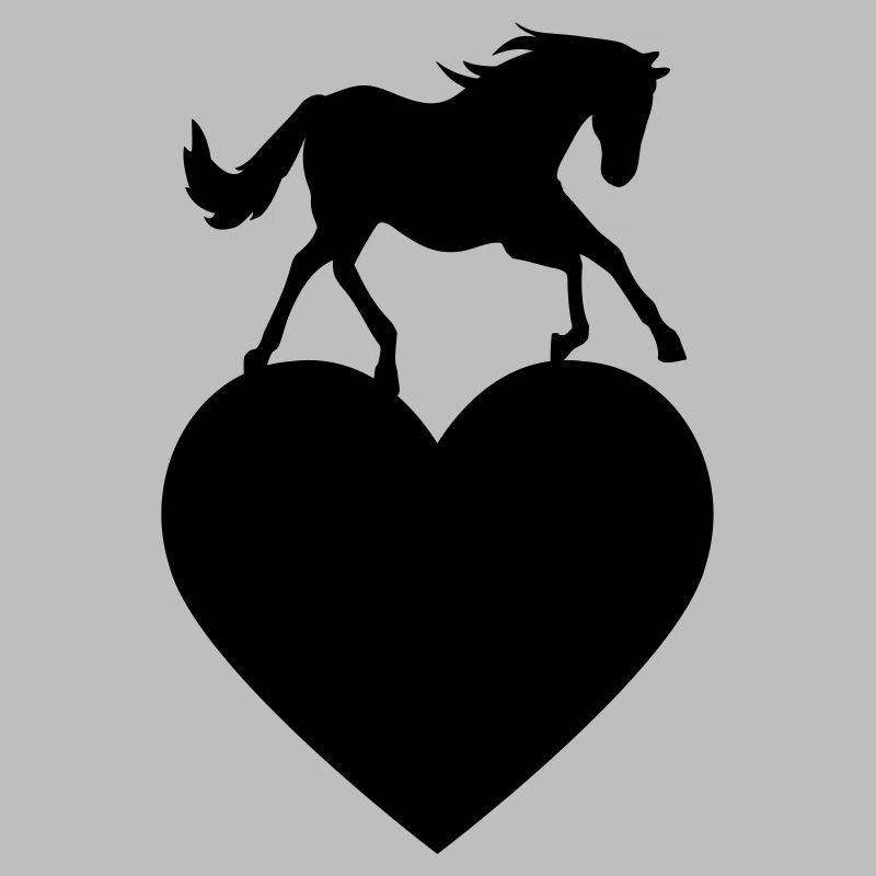 Pferd mit Herz