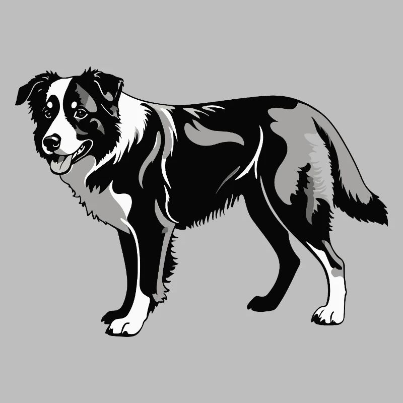 Border Collie - Conception de chien de compagnie