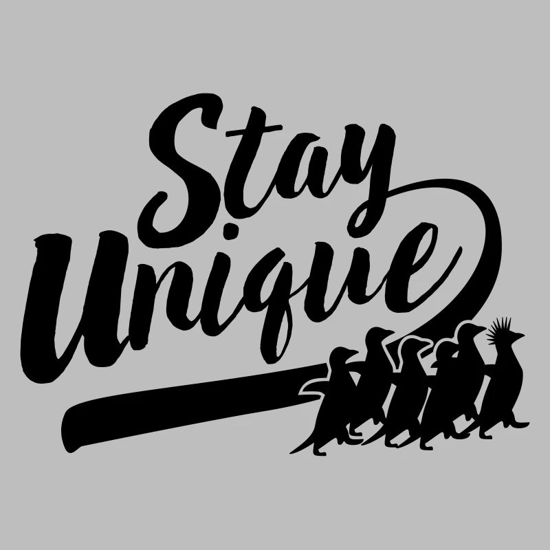 Stay Unique Penguin Punk