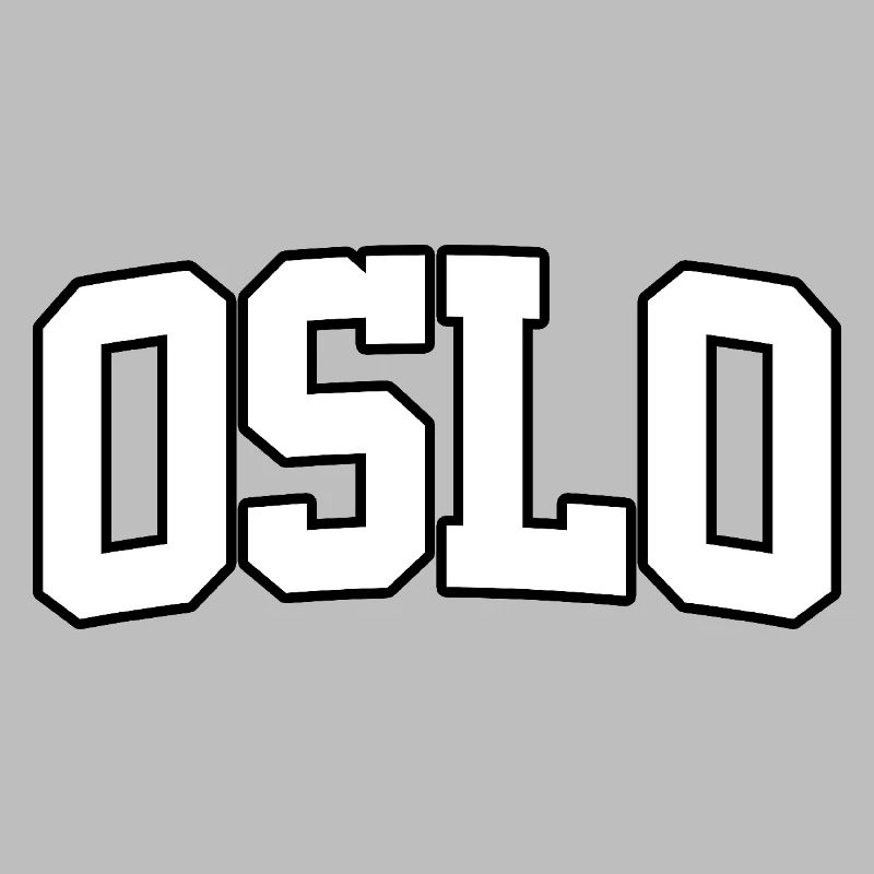 Oslo logo: Collegiate design with Nordic style