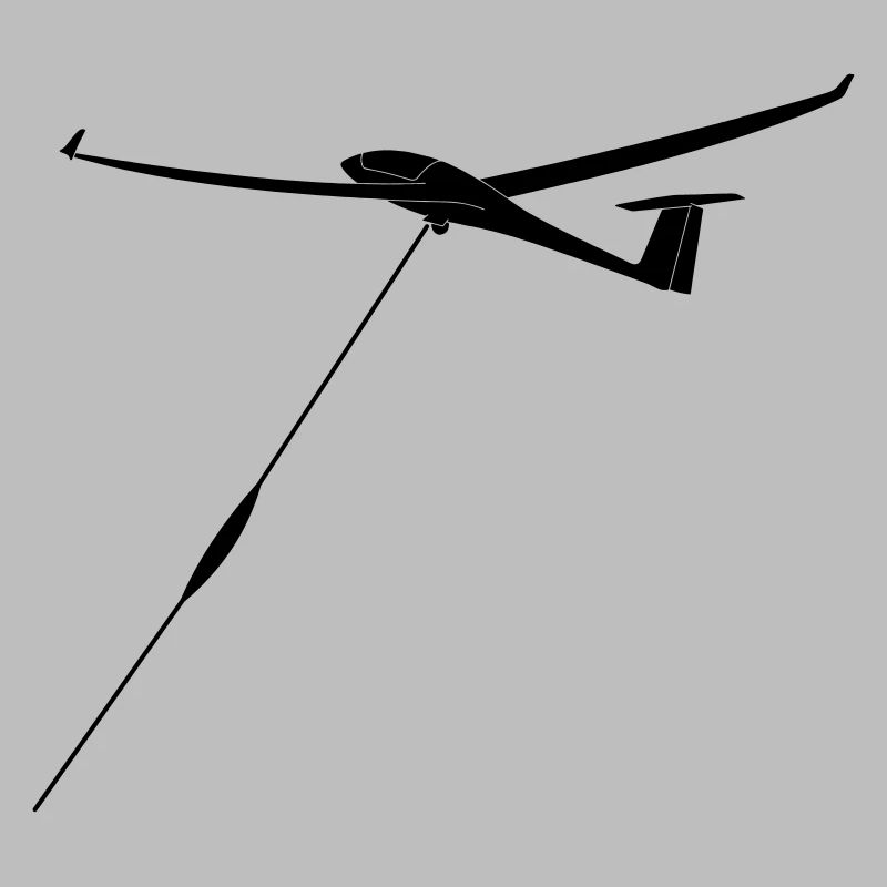 Windenstart Segelflieger Geschenk Flieschen