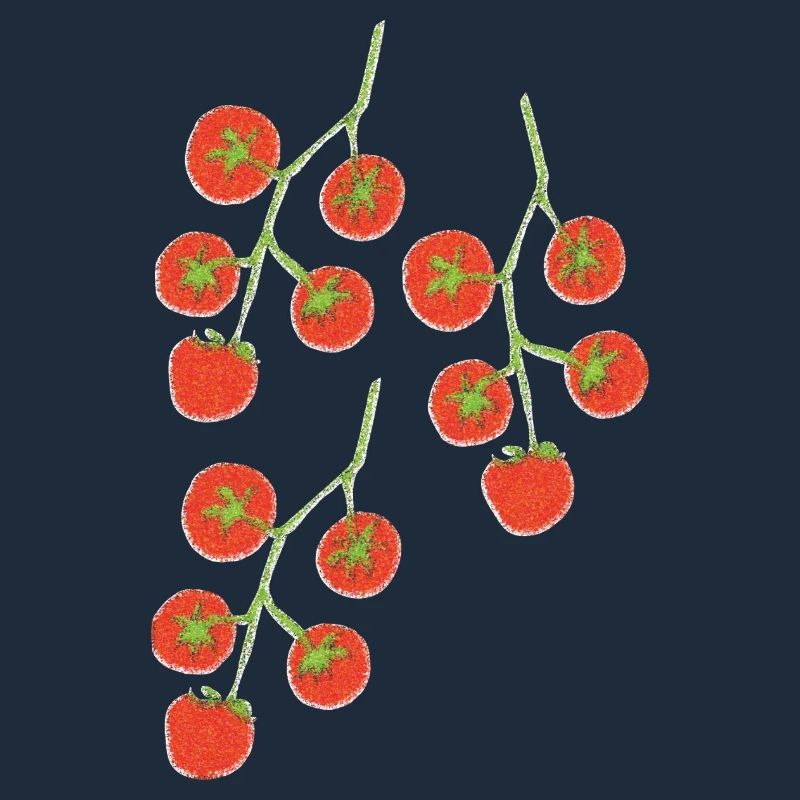 Impressionnisme du Buisson de tomate