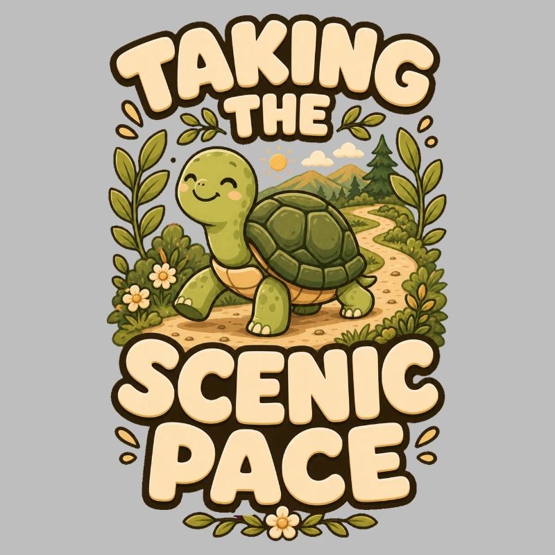 Taking The Scenic Pace Turtle