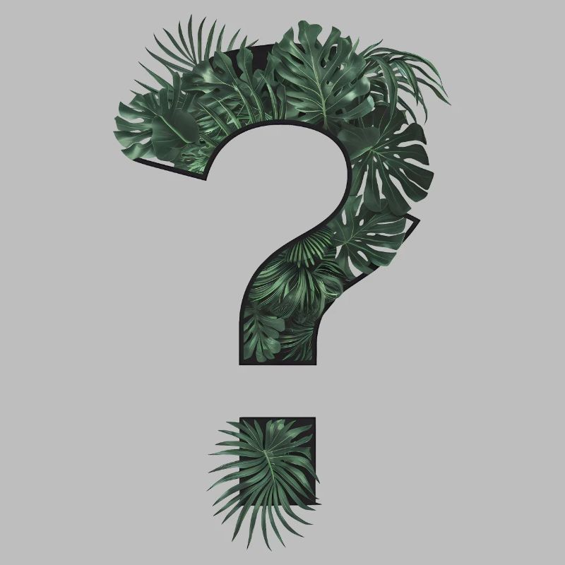 Question mark tropical plants