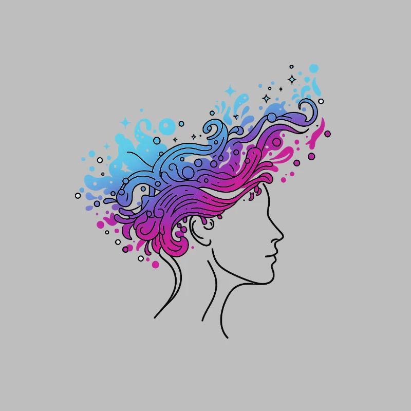 Cosmic Flow – Abstrakte Kopfkunst