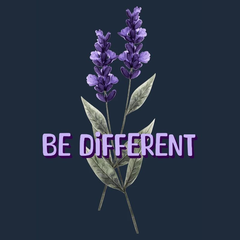 BE DIFFERENT - Affirmations d’amour de fleur de lavande