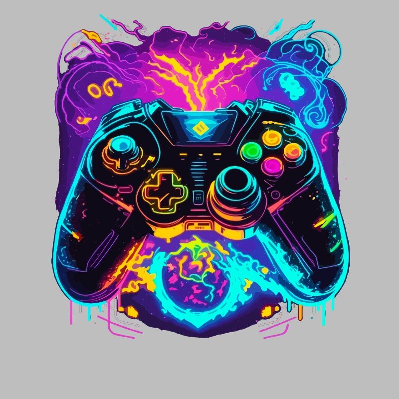Power Graffiti Gaming Controller