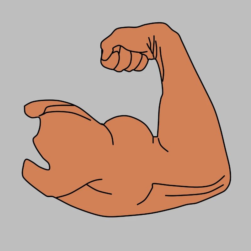 Biceps - Upper Arm - Muscles - Gift Idea
