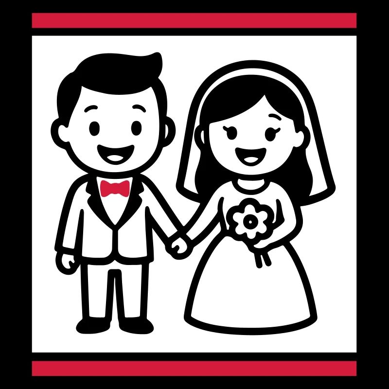 Ehepaar Hochzeit