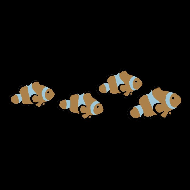 Clownfisch Schwarm