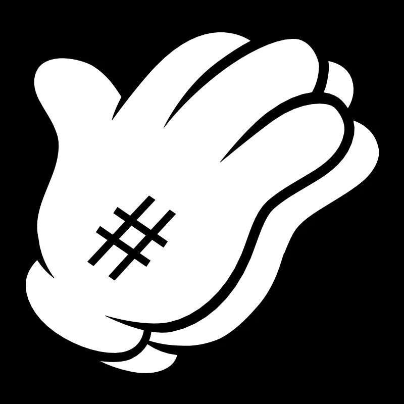 Comic Hand Pray