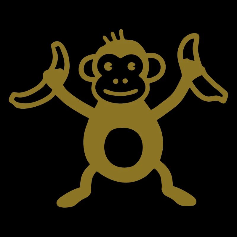 Monkey with banana