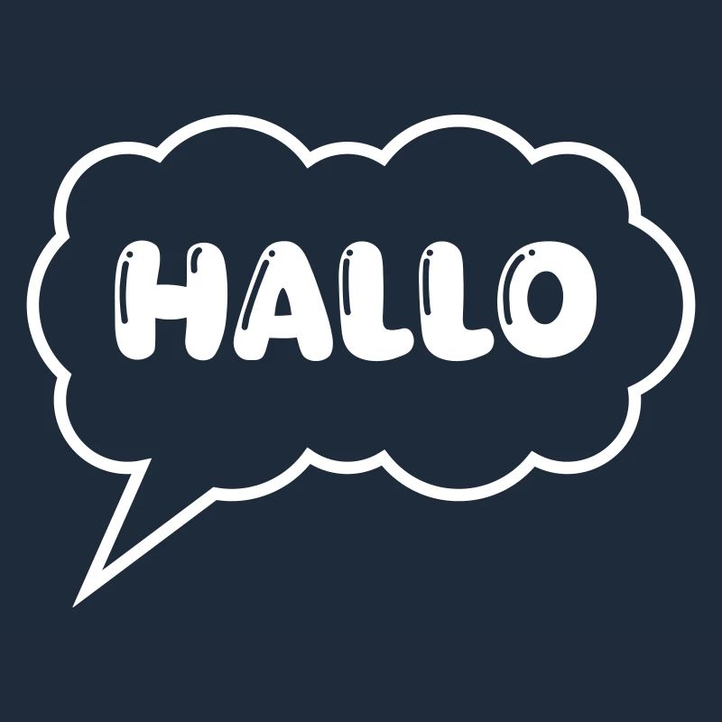 Bulle de dialogue Bonjour