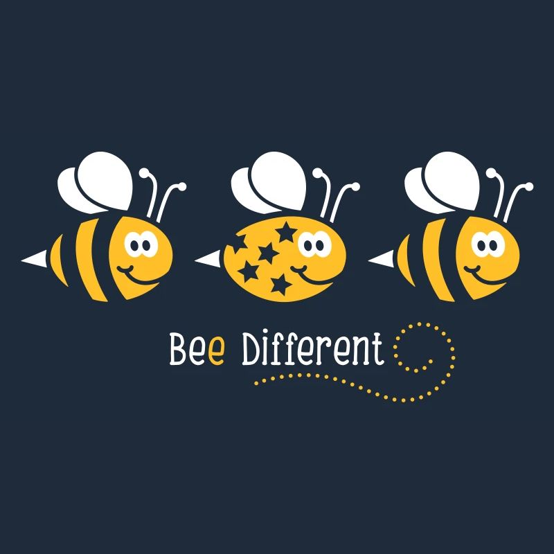 Be different - be yourself - Biene - Bee - 2C