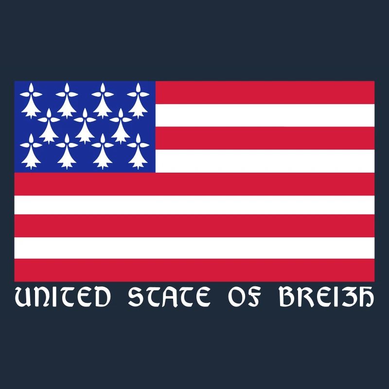 Drapeau de Bretagne Américain