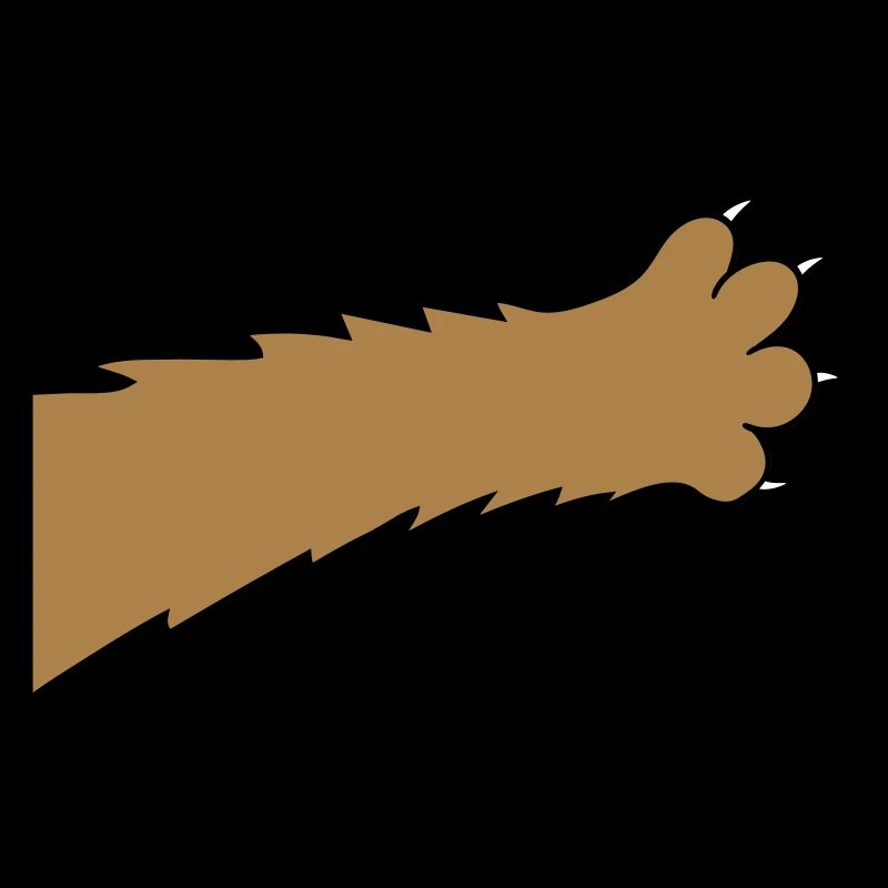Chats, griffes, pattes, pattes, griffes acérées, grattage