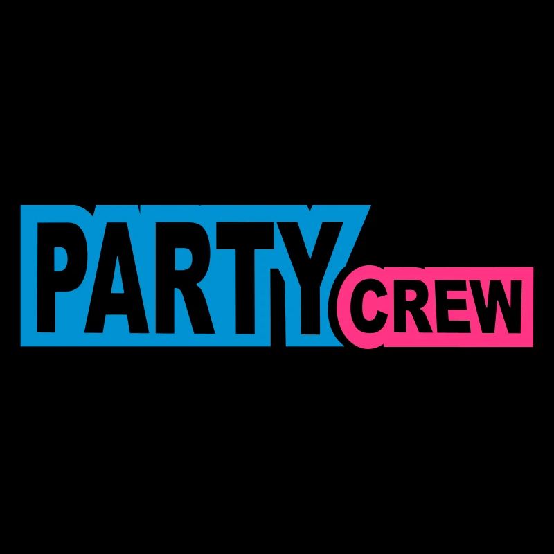 Party Crew Fun Sterne Feiern Team Freunde Mitglied