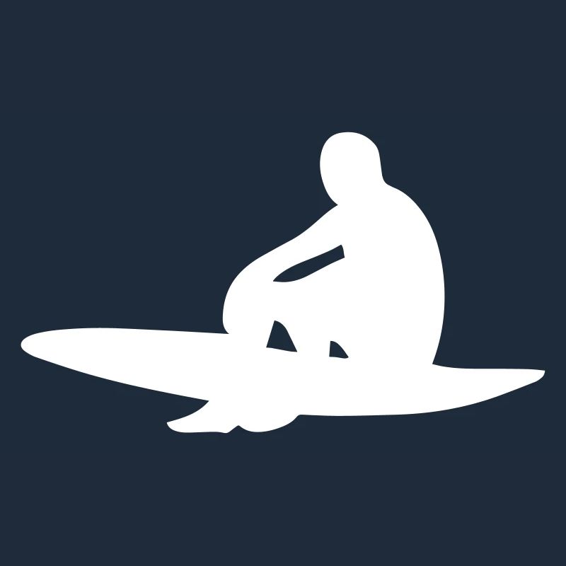 Surfeur avec planche de surf