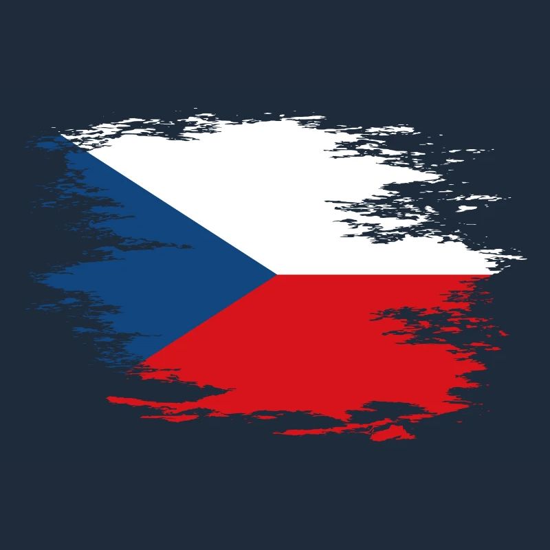 Drapeau de la République tchèque utilisé design