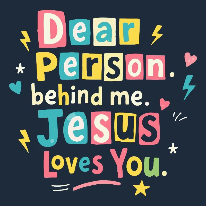 Jesus liebt dich positive Botschaft