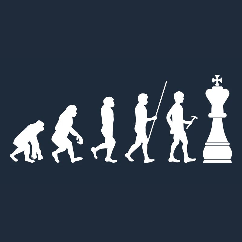 Évolution cadeau chess pièces d'échecs