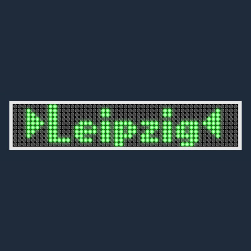Leipzig LED Display Green