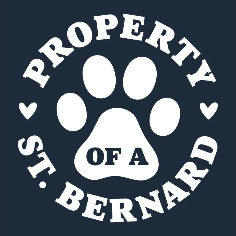 Eigentum eines Bernhardiners