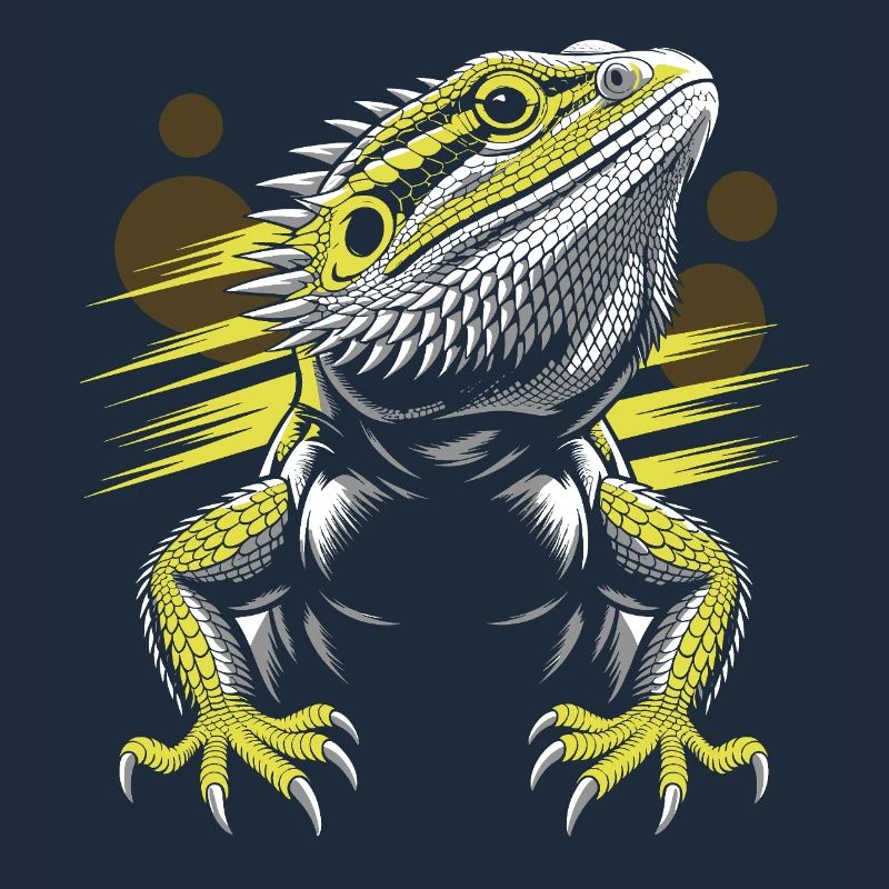 Dragon Head Bearded Dragon Lizard